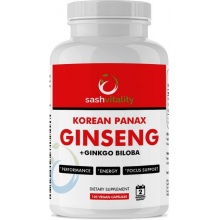   Sash Vitality Korean Panax GINSENG + ginkgo biloba 60 
