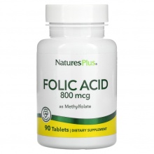  Natures Plus Folic Acid 800  90 