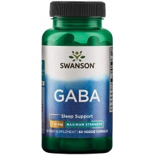 Антиоксидант Swanson Gaba High Protency 500 mg 100 капсул
