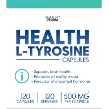 Аминокислота Health Form L-Tyrosine 500 мг 120 капсул