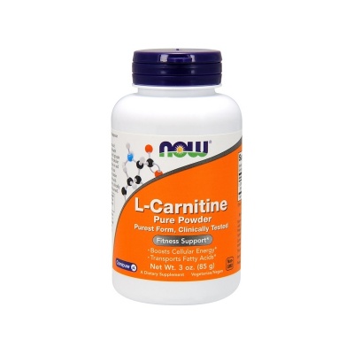 - NOW L-carnitine Pure Powder 85 