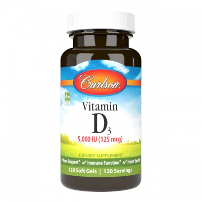  Carlson Labs Vitamin D3 5000 IU 125  120 