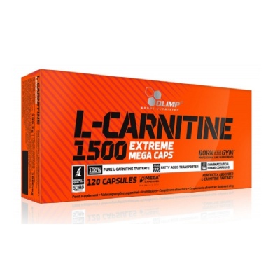 Л-карнитин Olimp L-carnitine 1500 Extreme Mega Caps 120 капсул