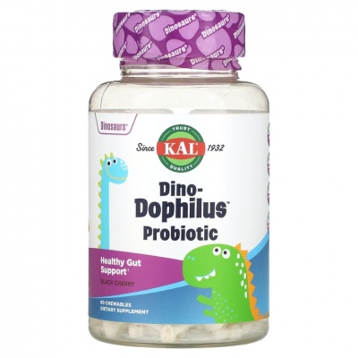 Пробиотик KAL Dino Dophilus Probiotic 60 жевательных таблеток