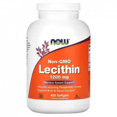 Аминокислота NOW Lecithin 1200 мг 400 капсул